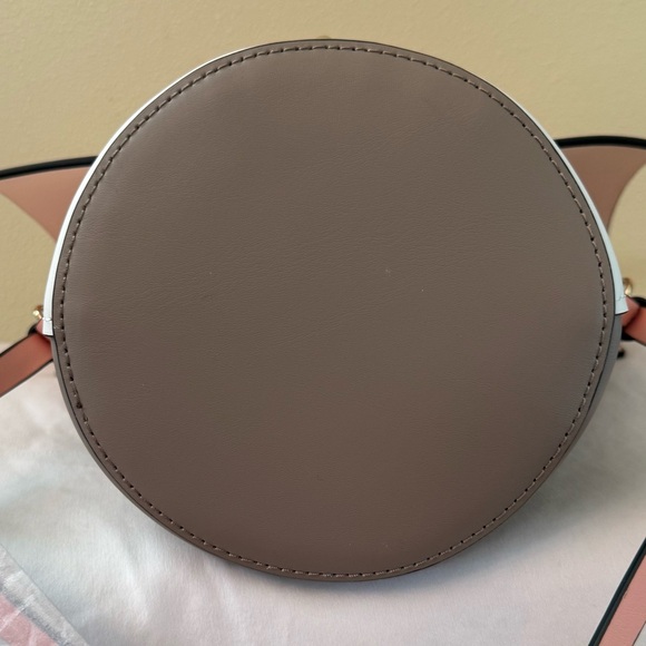 Zac Posen Belay Leather Crossbody, Color is Dark Bellini Color Block, NWT - Picture 5 of 11